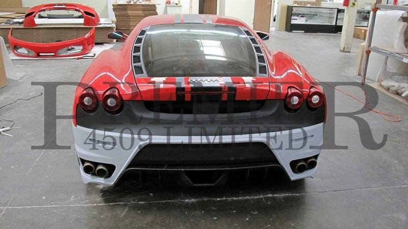 Illustration for article titled Premier4509 Modified Ferrari F430 In Final Stages Of Scuderia Look-A-Likeness